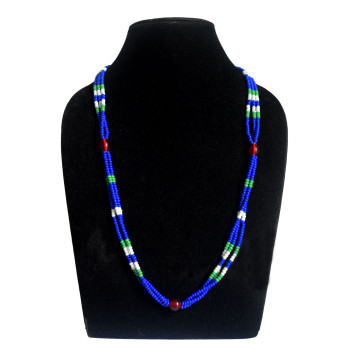 Cherish the blues multistrand necklace - Ethnic Inspiration